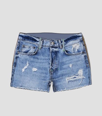 Tractr Jeans kids -Weekender Long Shorts