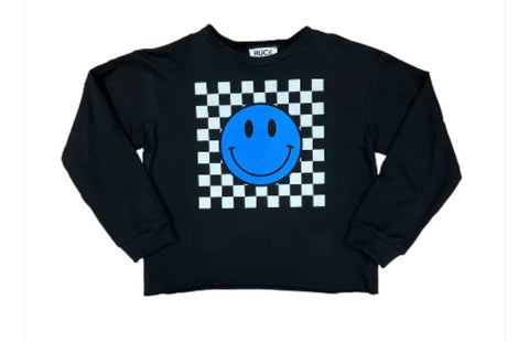 Rock Candy NYC Checkerboard Smiley Sweatshirt