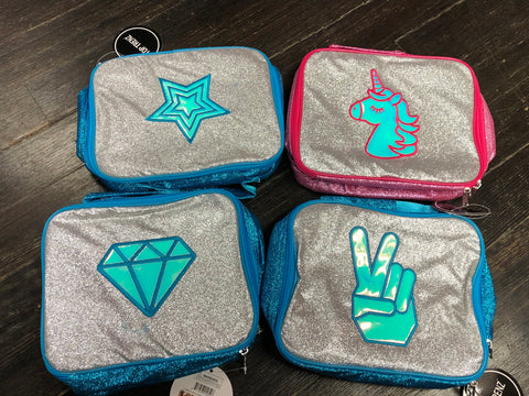 Top Trenz Glitter Insulated Lunch Box