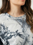 Hayden Los Angeles Women's Black Tie Dye Sweatshirt