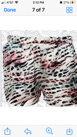 Erge Satin Zebra Tank or Shorts