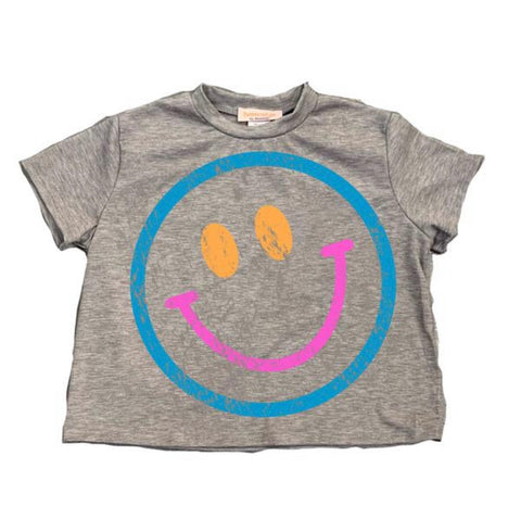 Tweenstyle Stoopher Grey Neon Smile T-Shirt