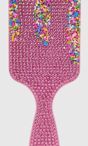 Iscream Rhinestone Sprinkles Paddle Hair Brush