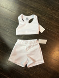 Solid Yoga Biker ShortsOr Sports Bras
