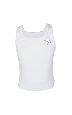 Flowers By Zoe Pink Or White Bow Tank