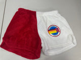 2 Toned Fuzzy Shorts