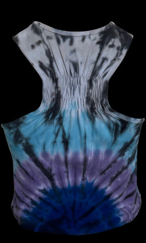 Erge Tie Dye Rayoflight Skort Or Ruched Back Tank