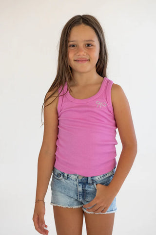 Flowers By Zoe Pink Or White Bow Tank