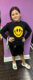 Rock Candy NYC Black Smiley Sweater