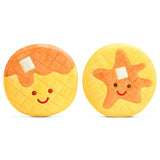 Iscream Eggo Packaging Plush Pillow