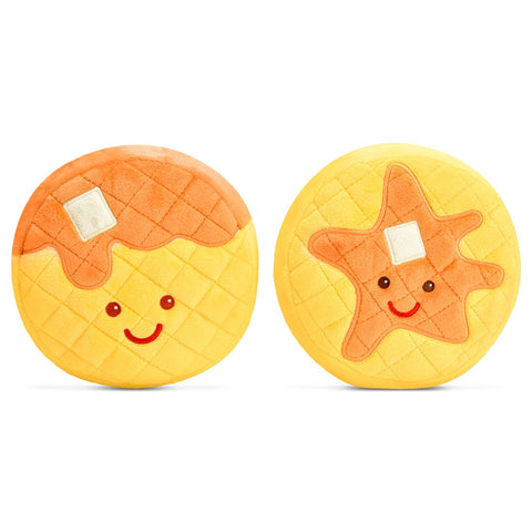 Iscream Eggo Packaging Plush Pillow