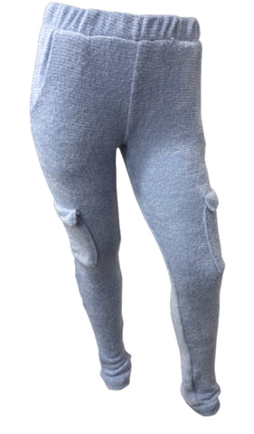 Erge Chenille Blue Cargo Pant Or Long Sleeve Hoody