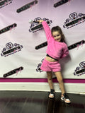 Erge Fuzzy Shorts Or Sweater Pink, Blue /White/Hunter/Magenta Or Black