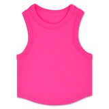 Cropped Racer back tanks