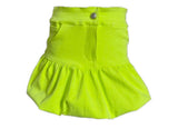 Erge Designs Pigment Washed Neon Lime Tank And Skort