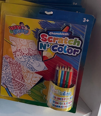 Chanukah Scratch Color Kit