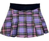 Flowers By Zoe Lavender /Pink Plaid Skirt