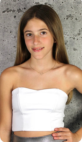 If So Clothing White Tube Top