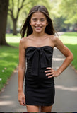 Gold Rush NYC Teddie Dress Black