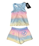Flowers By Zoe Pastel  Ombre  Star And Peace Design Shorts Or Tank