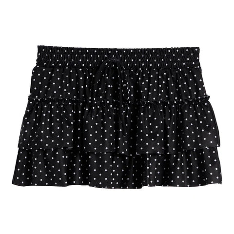 Flowers By Zoe Polka Dot Triangle Bikini or Skirt Coverup