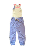 Flowers By Zoe Periwinkle Cropped Zip Up Hoodie Or Sweatpants