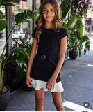 Gold Rush NYC Elle Service Dress With Belt