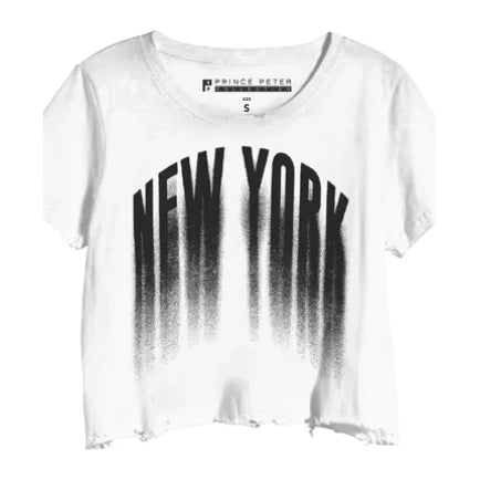 Prince Peter New York Blur Cropped Tee
