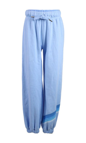 Flowers By Zoe Blue Stripe Sweatshirt or Sweatpants