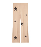 Flowers By Zoe Taupe Hacci Pant Or Hoodie With Black Stars