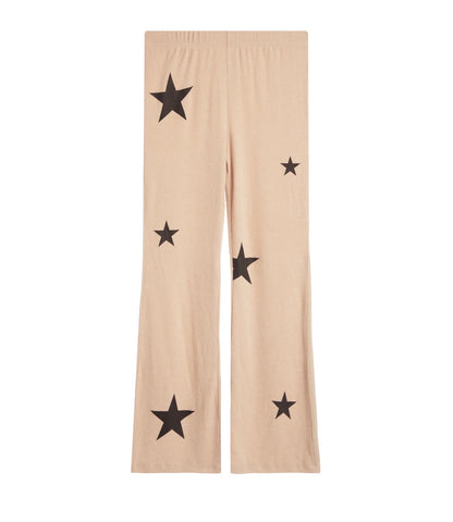 Flowers By Zoe Taupe Hacci Pant Or Hoodie With Black Stars