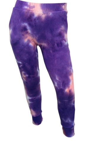 Erge Tie Dye Jogger Or Long Sleeve Zip Top Lava