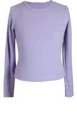 Flowers By Zoe Long Sleeve Lavender Hacci Top Or Pant