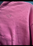 Flowers By Zoe Pink All Over Heart Stones Sweatpants  Or Jacket
