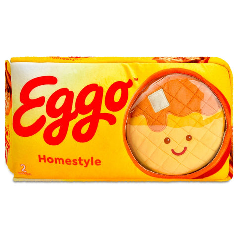 Iscream Eggo Packaging Plush Pillow