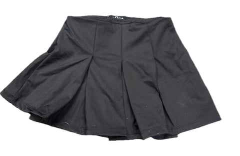 Flowers By Zoe Kickpleat Black Poly Lycra Skirt