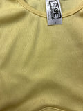 Erge Pointelle Heart Crossover Top Yellow