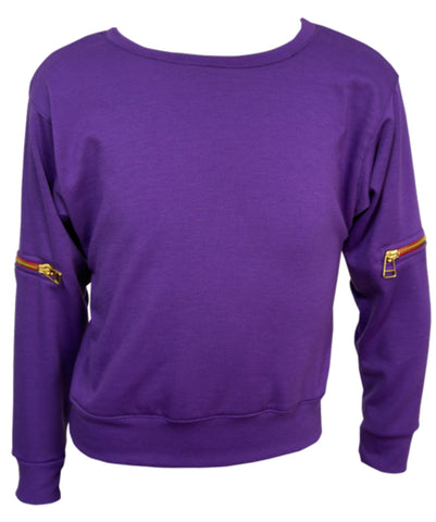 Erge French Terry Cargo Pant or Long Sleeve Zip Top Purple