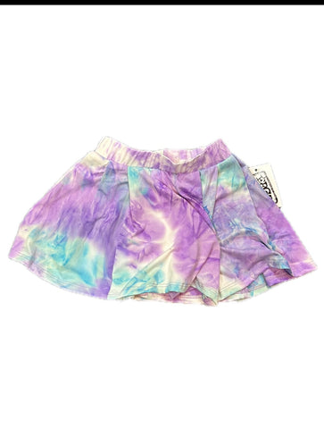 Erge Tie Dyed Mint Purple Skort Or Mint Purple Tank or Pigment Washed Aqua Tank