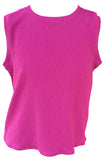 Erge Hot Pink Crinkled  Crepe Skort Or Tank