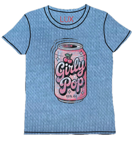 Lux  Graphic Girly Pop T-Shirt