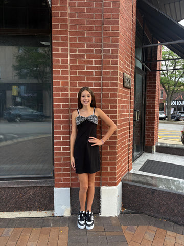 Flowers By Zoe Black / Black Gun Metal Dress
