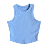 Erge Designs Alo Inspired Yoga Muscle Tank Or Yoga Tennis Skort Sky Blue