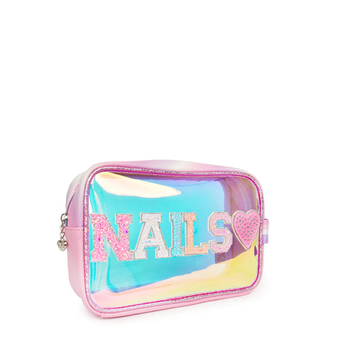 Omg Accessories Nails Clear Glazed Pouch