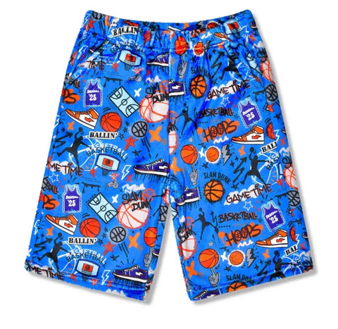 Corey Paige Slam Dunk Plush Board Shorts