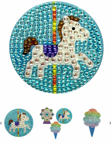 Carousel Horse Stickerbean