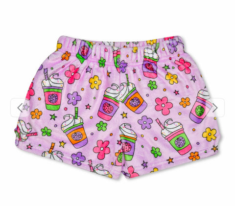 Iscream Pumpkin Lattes Plush Shorts