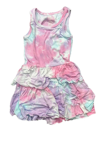Flowers By Zoe Pastel Tye Dye Tank Dress
