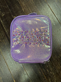 Bari Lynn Sprinkle Jewel Lavender Or Fuschia Lunchbox