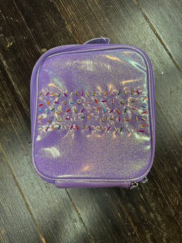 Bari Lynn Sprinkle Jewel Lavender Or Fuschia Lunchbox